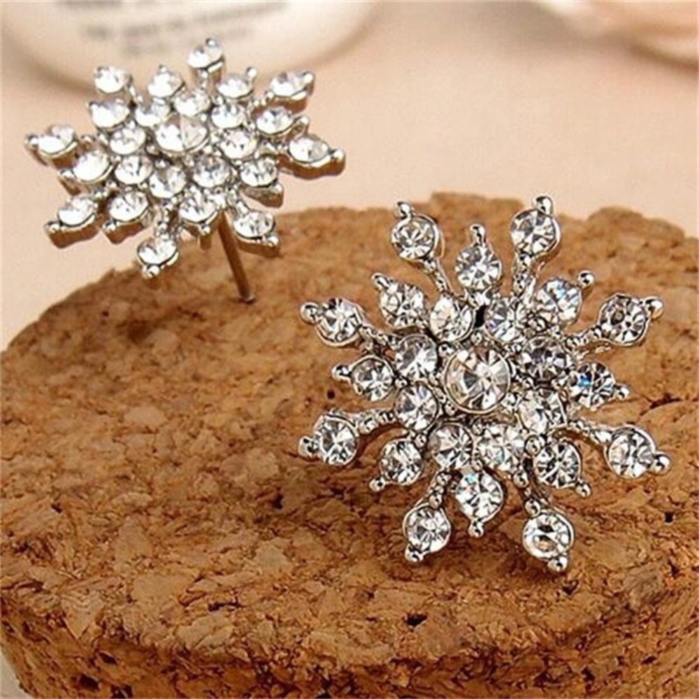 Snowflake Christmas Earrings